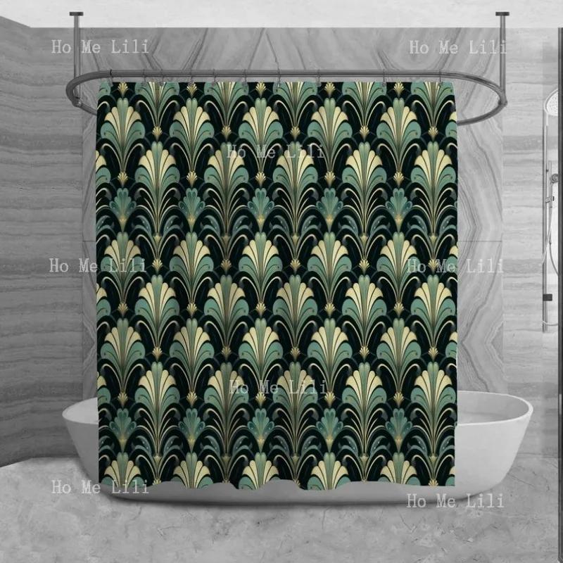 

Nouveau Shower Curtains Deco Renaissance Bath Traditional Bathroom Curtain Classic Art Home Decor W90xH180cm