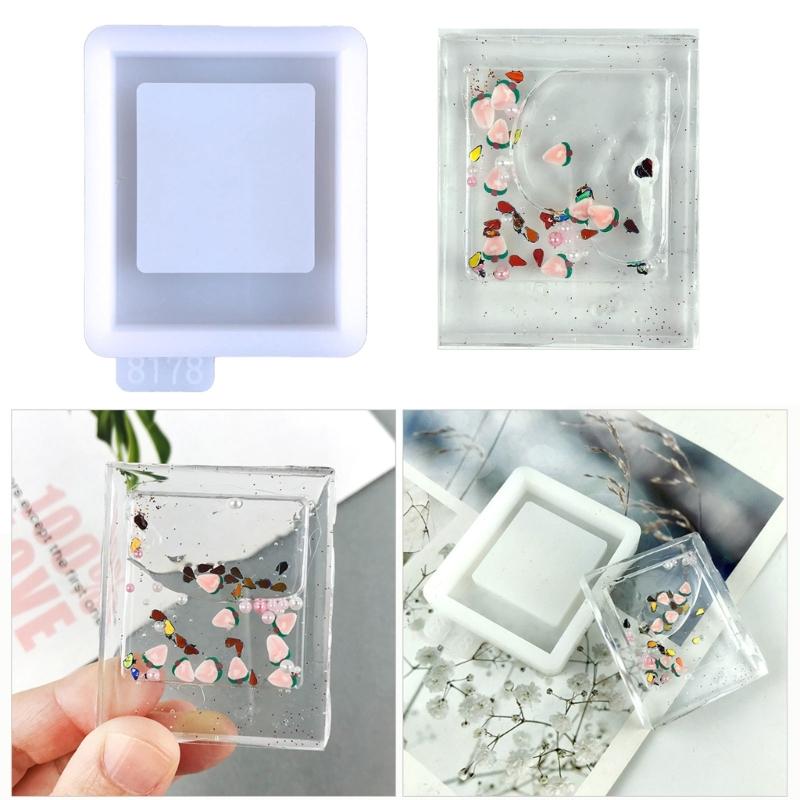 Żywiczne formy silikonowe Quicksand formy odlewnicze Shaker do żywicy epoksydowej formy do wisiorek biżuteria rękodzieło dekoracyjne Making DIY