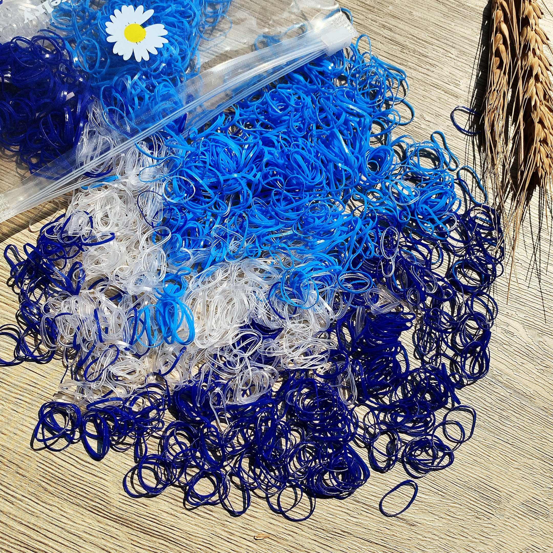 

YANRONG 1000PCS Дівчата Барвисті маленькі одноразові гумки для волосся Еластичні гумки Тримач для хвостика Дитячі пов язки Аксесуари для волосся Гумка для волосся