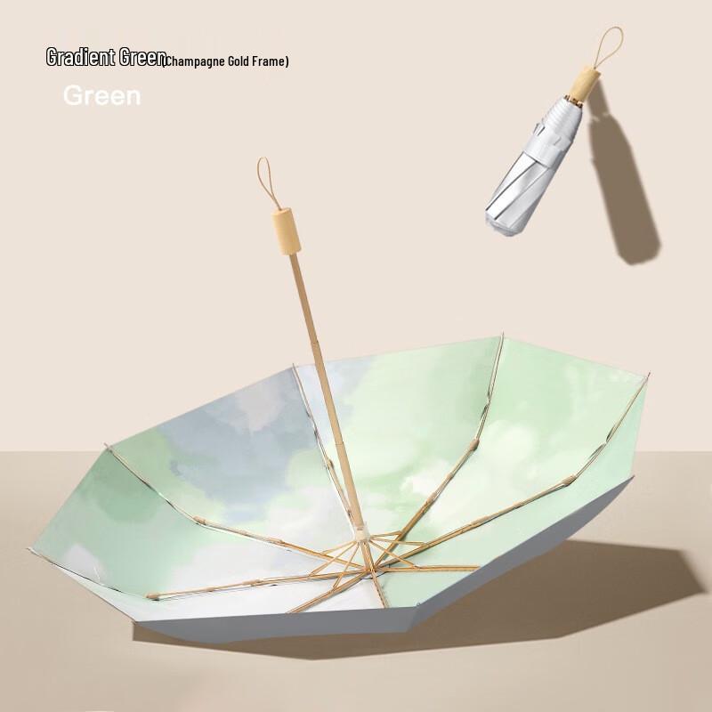 OIMG Titanium Silver Sun Protection Umbrella