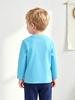 AostaBetty Autumn 2026 Boys' European-Style Knitted Cotton Long Sleeve T-shirt