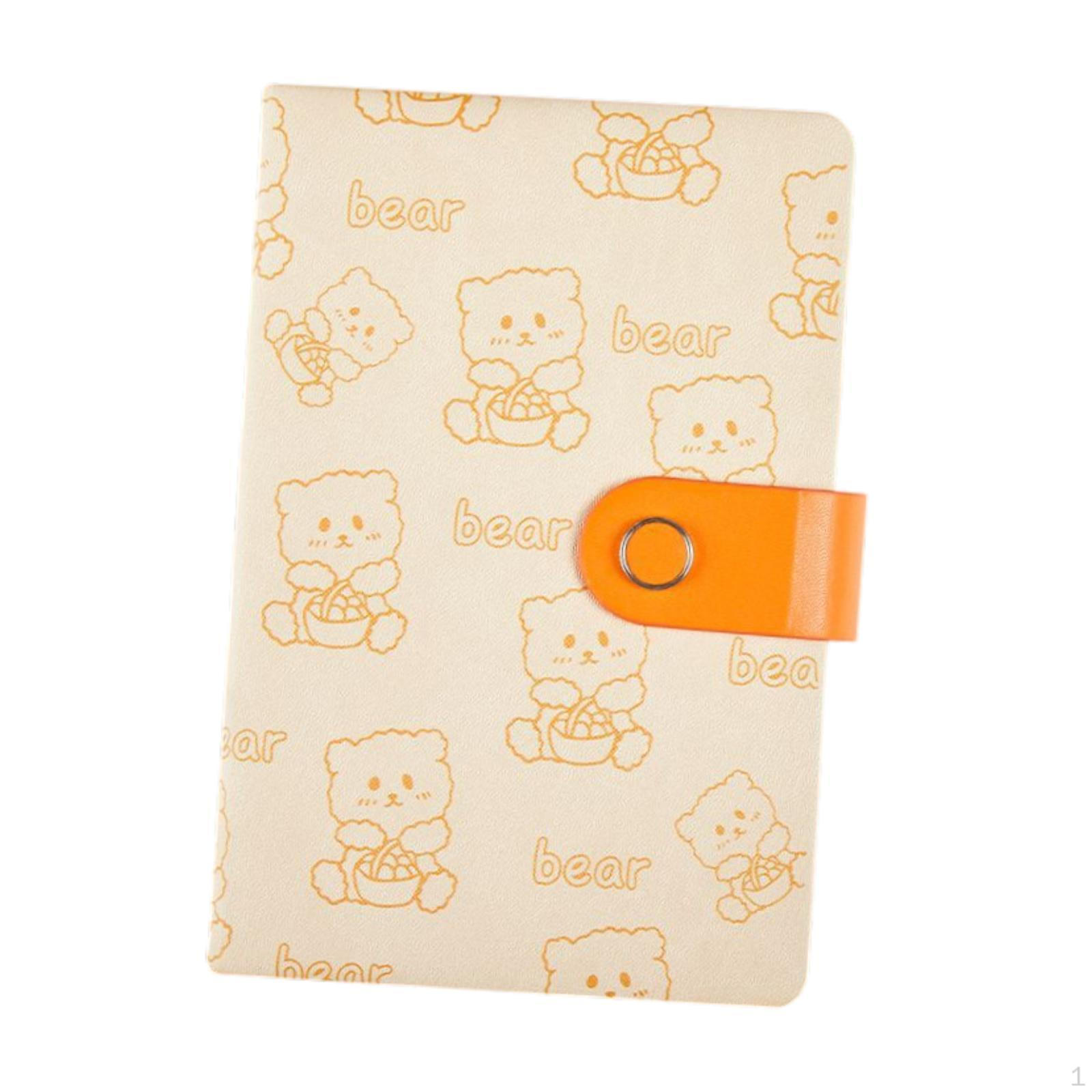 

Милый журнал для чтения, ежедневный журнал, толстый дневник путешествий, милый блокнот для учебы с медведем для подростков yellow