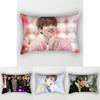 Boys Kpop Bangtan Bts Print Pillowcase Cover Bed Seat Square Pillow Cover Home
