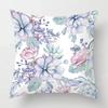 Nordic Fall Home Decor Autumn Throw Pillow Case Sofa Cushion Cover Modern 45X45Cm 45*45 50X50Cm 60X60 40X40Cm Plant Green Leaf