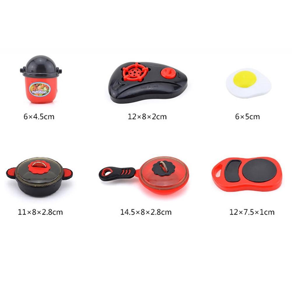 13pcs/set Children's Kitchen Play House Puzzle Toy Birthday Present Cooking Pretend Play Toy Gift Educational Toy