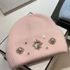 New Arrivalretroknitting Hat Fall and Winterheattechthickenedstuffedfashionable Hat for Women