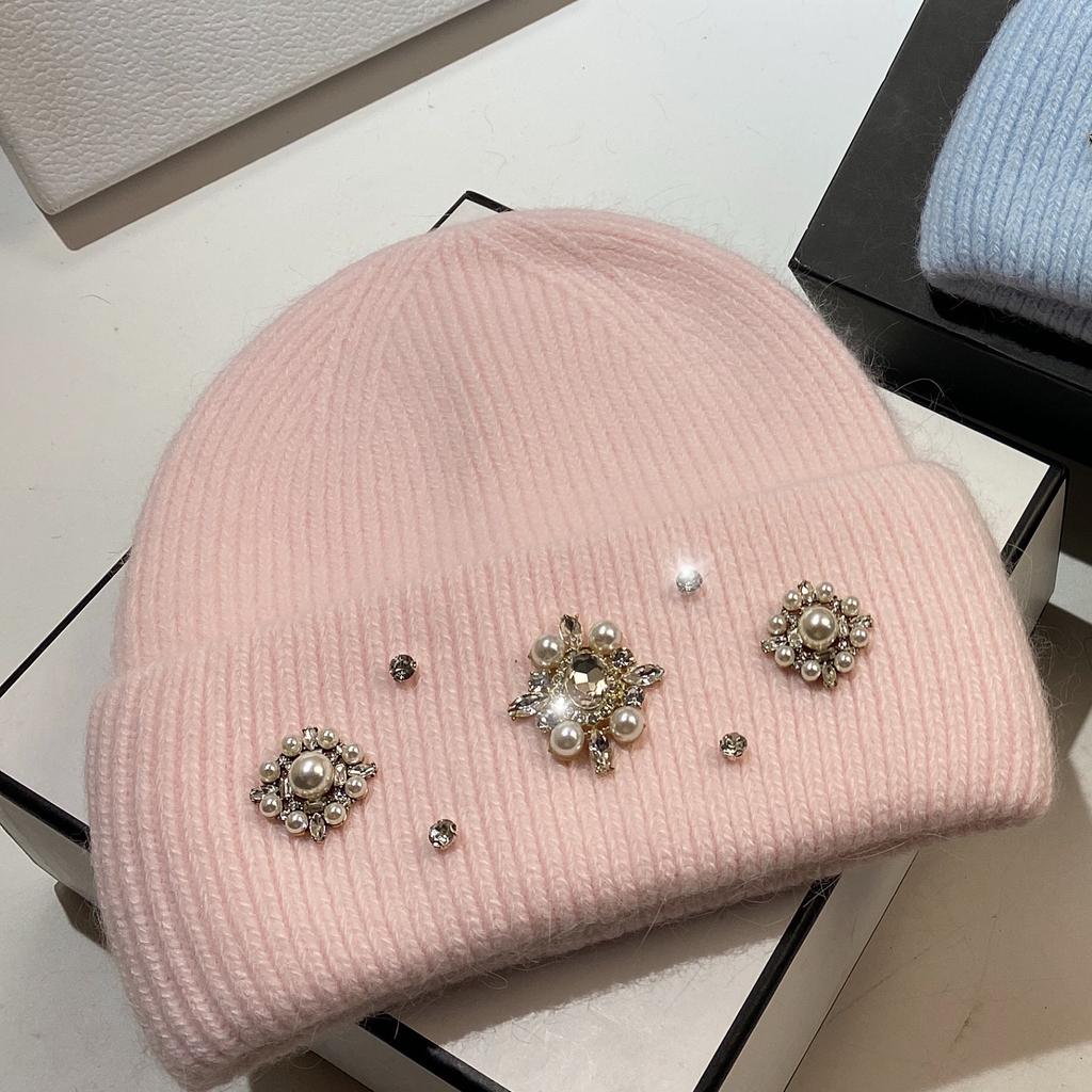 New Arrivalretroknitting Hat Fall and Winterheattechthickenedstuffedfashionable Hat for Women