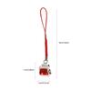 [FRCOLOR] Cat Keychains, Maneki-neko Keychains (Set of 4), Good Luck Charms, Lucky Cat Souvenirs