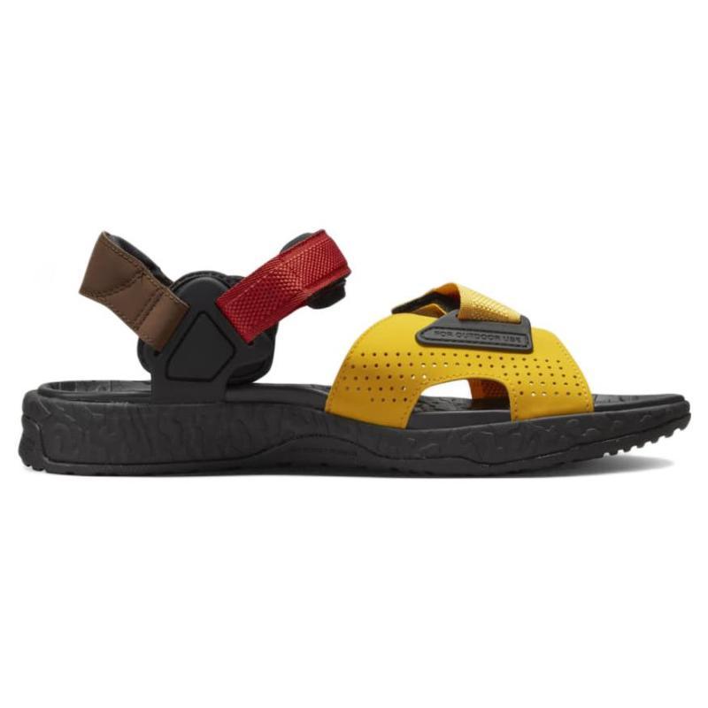 Nike Acg Air Deschutz+ Braun Rot Gelb Strandsandalen DO8951-700