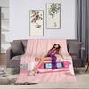 Singer E-Emilia Mernes Mp3 Music Blanket Skin friendly comfort warm soft plush blanket suitable sofa living room office bedroom