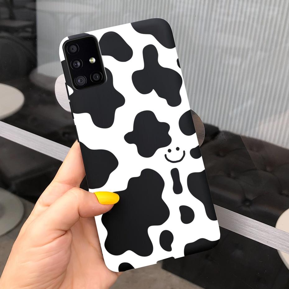 For Samsung Galaxy A51 5G SM-A516B Lovely Printing Jelly Phone Case Soft Silicone TPU Back Cover For Samsung A51 5G UW SM-A516V