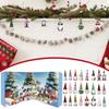 2026 Christmas Advent 2026 Gnome 24 Days Calendars Doll Decoration Small Pendants For Collectors Shelf Table Window Entryway