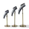 Velvet Necklace Display Stand – Gold Base Jewelry Bust Jewelry Organizer Display Stand Prop Elegant Storage for Accessories