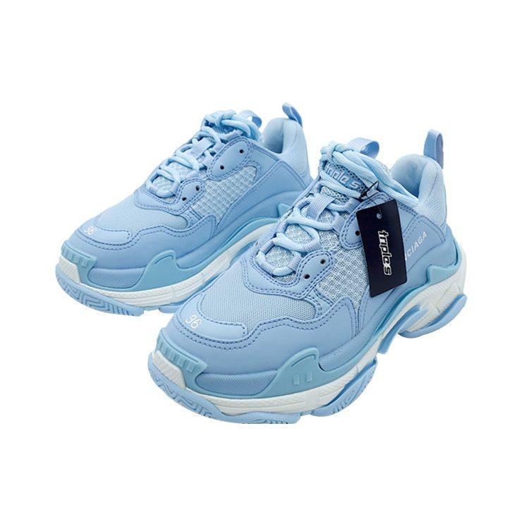 Balenciaga Triple S Sneaker 'Light Blue' Women's 524039W2CA74090