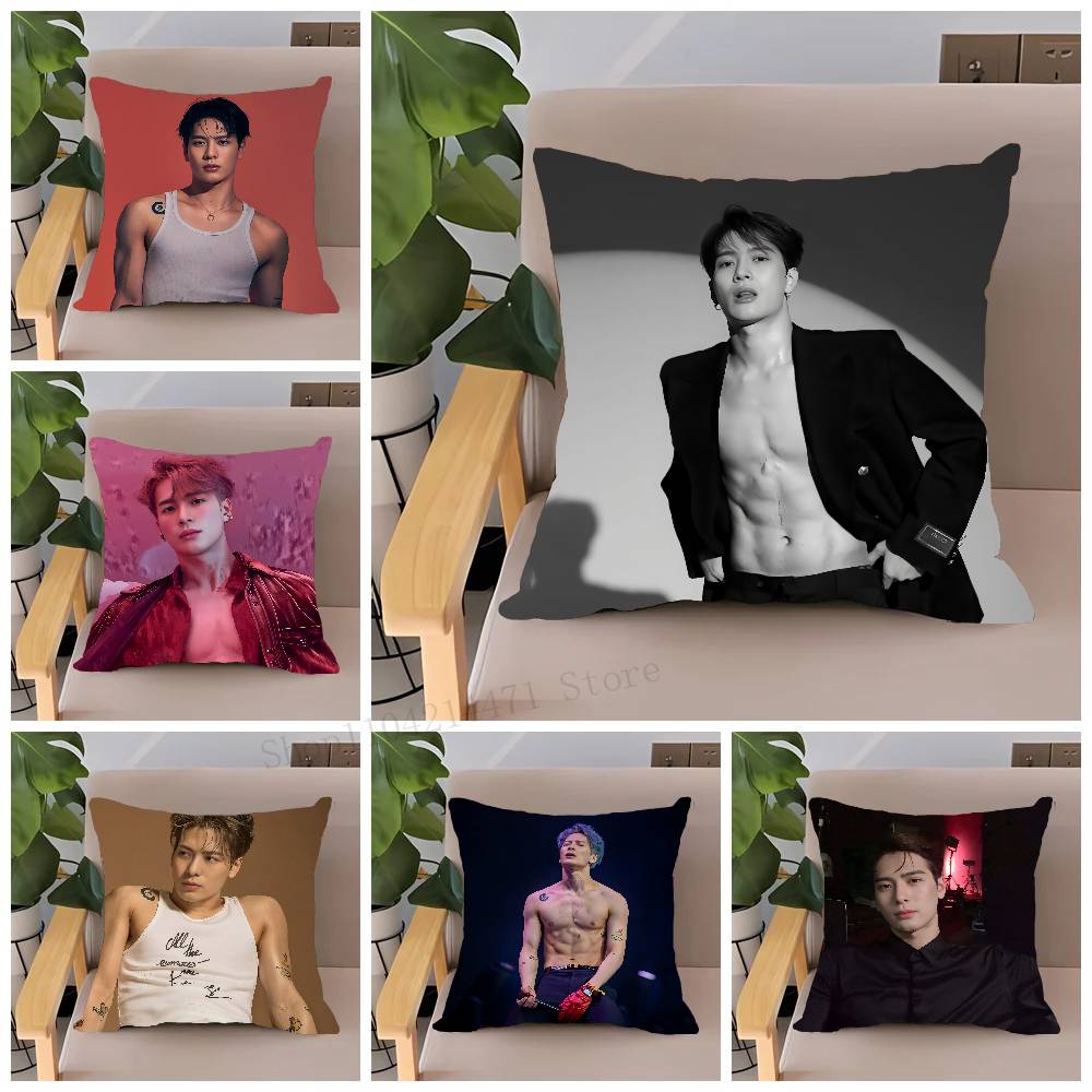 Host J-JacksonS W-WangS Pillow Case Home Decor Throw For Sofa Bed Car Room Decor Gift Idea