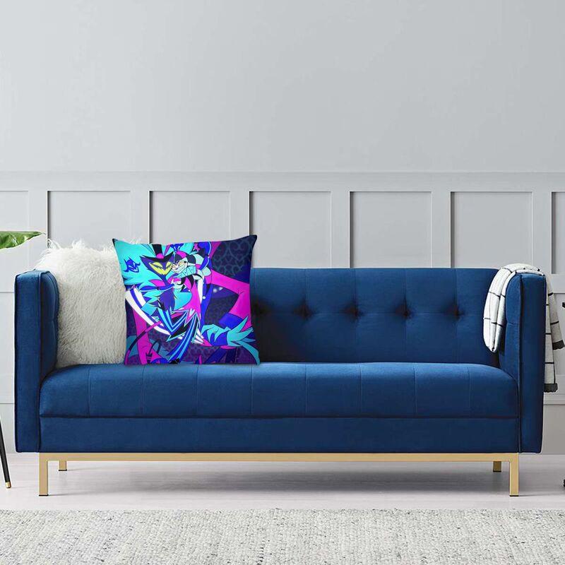 Vibrant Fizzaroli Helluva Boss Animated Horror Musical Throw Pillow Case Home Decor 3D Double Side Print Cushion Cover For Sofa