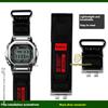 Replacement Nylon Canvas Strap for Casio G-Shock GMW-B5000 Metal Square Watch - Sporty Waterproof Adjustable Band Accessory