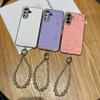 Glitter Rhinestone Camera Protection Case For Samsung A07 A37 A17 A57 A56 A55 A54 A53 A36 A35 A34 A26 A25 A16 A06  Lanyard Cover