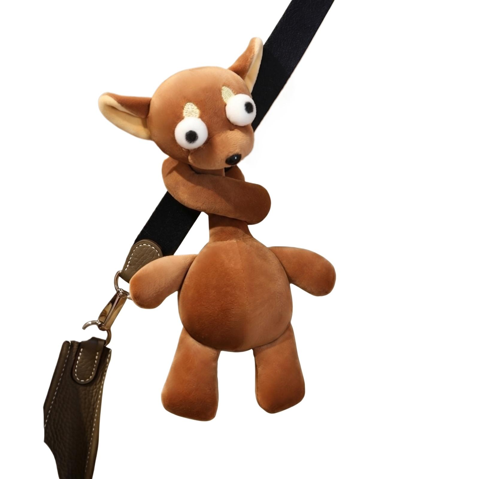 

Plush Stuffed Animal Toy Soft Fabric Material Lightweight Hanging Ornament for Home Car Office Decoration and Gift Use One Size
