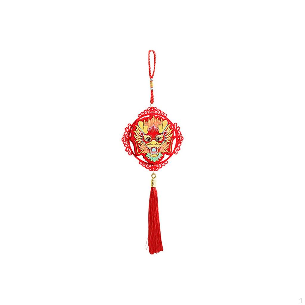 Chinese Year Hanging Decoration Charm Tassel Pendant Traditional Spring Festival Decor for Wall
