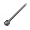 Titanium Long Handle Spoon Outdoor Portable Dinner Spoon Cutlery Camping Backpacking Picnic Ultralight 15g Flat-head Salad Fork