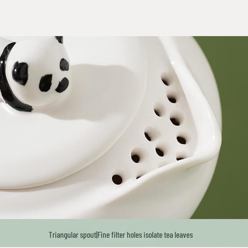 Panda Portable Ceramic Travel Tea Set