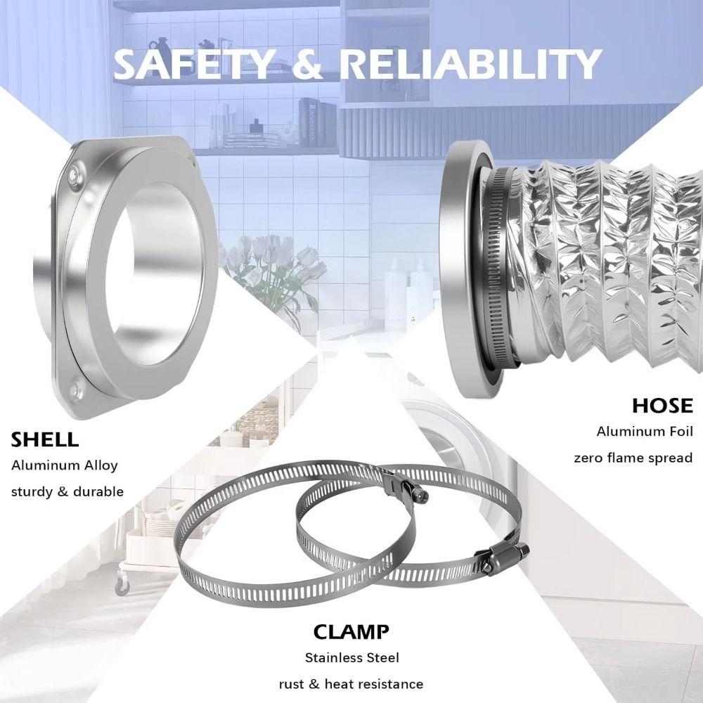 Strong Magnet Magnetic Dryer Vent Coupling Quick Connection Magnetic Vent Kit Ventilation Duct