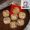1Pc 2026 Year Of The Horse Chinese Coin With Storage Bag Lucky Animal Horses Commemorative Coins New Year Collection Souvenir