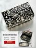 Lacquer Inlaid Lockable Jewelry Box Wedding Birthday Gift Handmade Storage for Necklace Earring Bracelet
