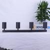 3 Light 4 Light Track Lighting Fixtures Matte Black Metal Directional Ceiling Spotlight GU10 Flush Mount Track Light