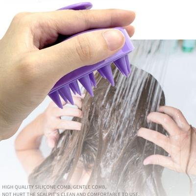 Silikon Shampoo Bürste Home Shampoo Massagebürste Saubere Kopfhaut Juckreiz Kratzen Kopf Entspannung Körpermassagegerät