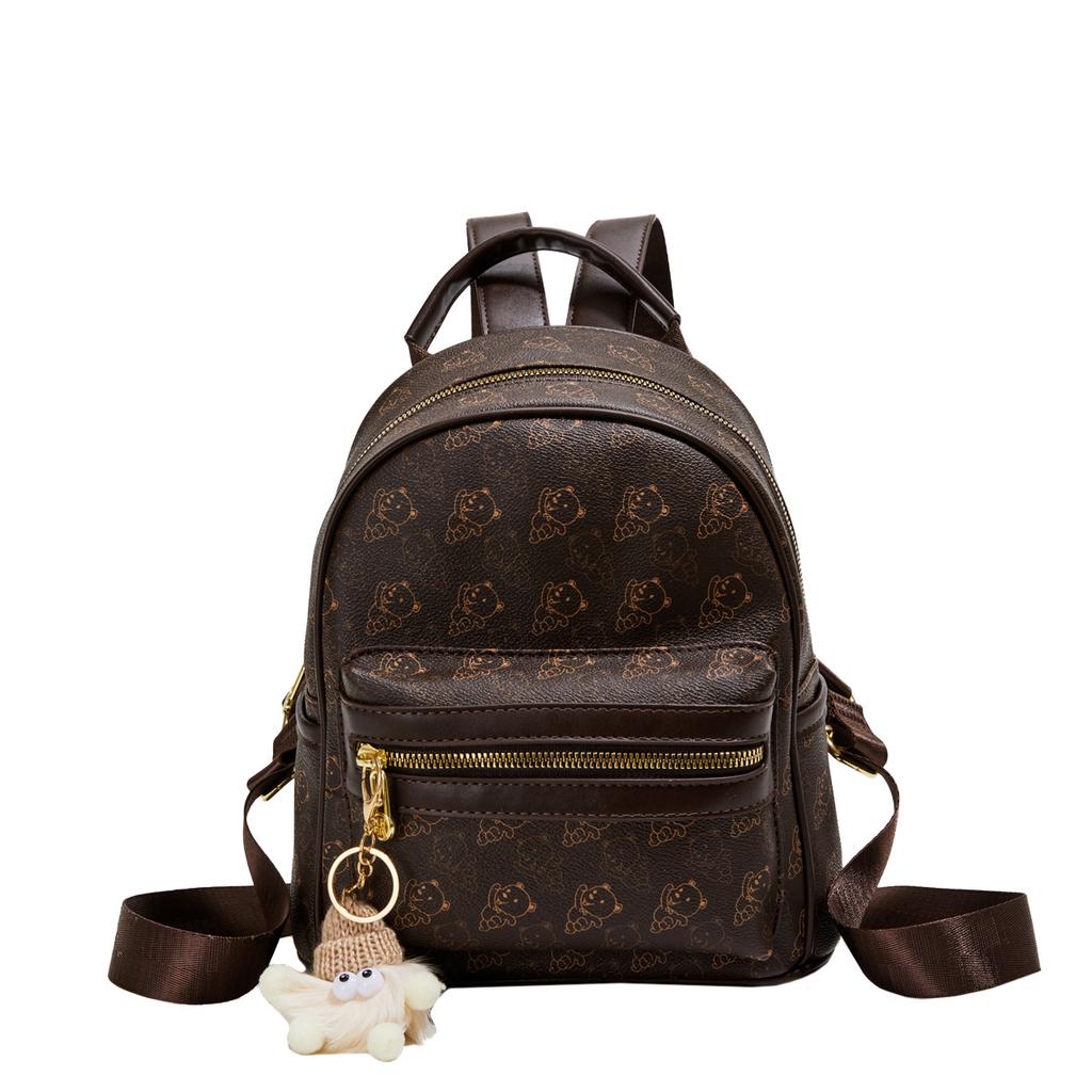 Premium Embossed Backpack Women's New Fashion Women's Travel Backpack College Student Niche Backpack