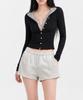 UNDEROFF A-Line Micro Sweat Shorts Melange