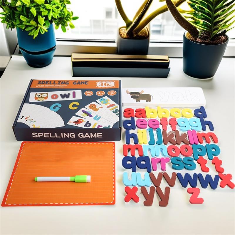 Funny Magic Spelling Word Game For Kids Educational Toy With 26 English Alphabet Letters Color Recognition And Early Learning