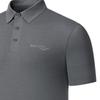 Saucony Logo Print Solid Color Casual Sports Short Sleeve Polo Shirt Men Polo Shirt Light-Gray SC2240075B-MG31