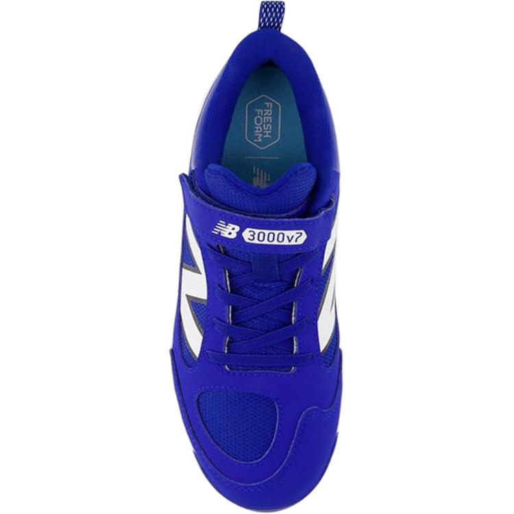 New Balance Fresh Foam 3000v7 Comfortable Versatile Shock Absorbing Durable Low Top Training Shoes Kids Sneaker Blue JT3000B7