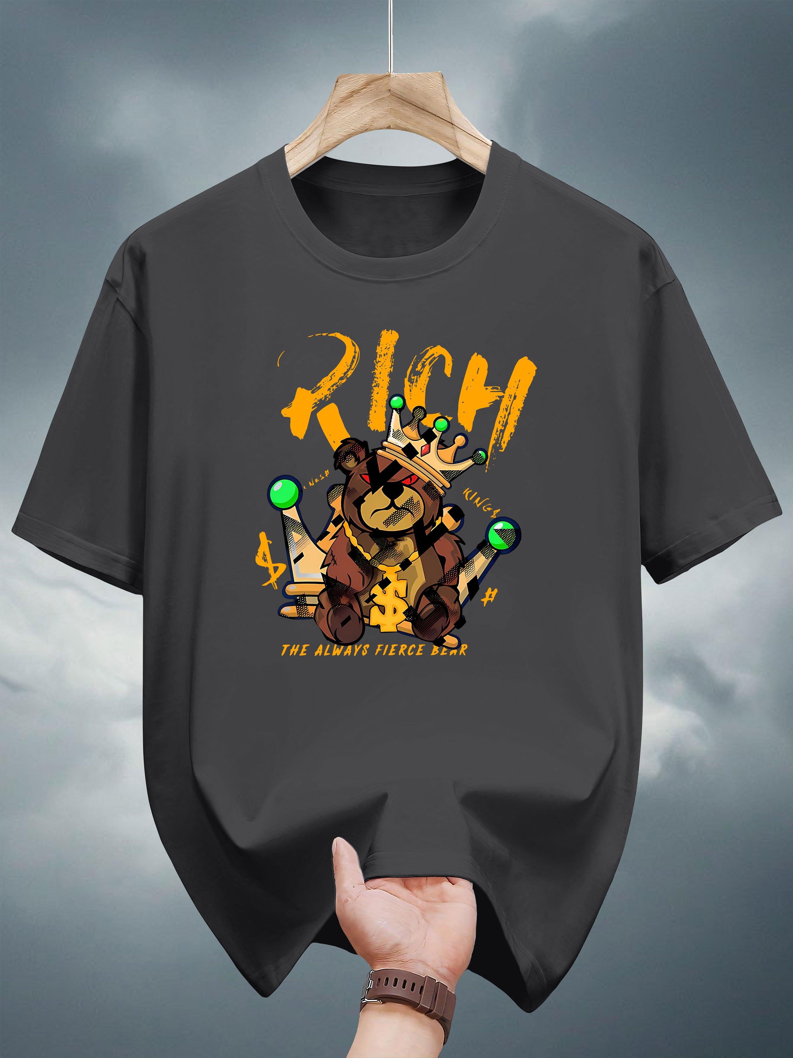 Printed Short Sleeve T-shirt Fashion Casual Summer Wear XXXXL