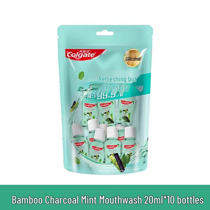 

Colgate Bamboo Charcoal Mint Mouthwash 10-Pack