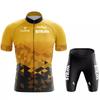 Men Women Cycling Jersey Set Short Sleeve Quick Dry Bike Racing Outfit Road Mountain Bicycle