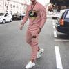 Reggae Sweatshirt Set Long Sleeve T-Shirt Casual Pants Sportswear Hip Hop Punk Street Men Oversized 2 Piece Set