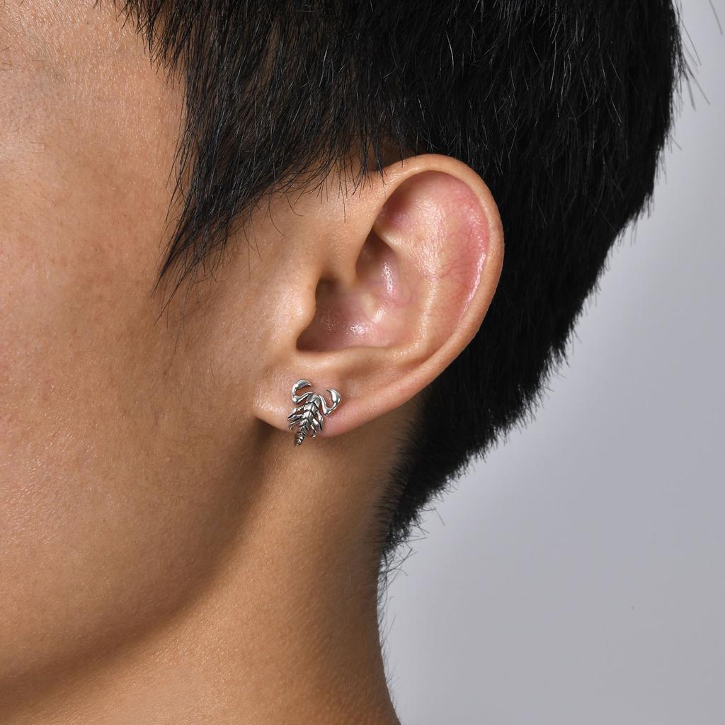 Vnox Coole Skorpion Ohrstecker für Männer Frauen, Gotische Tier Ohrstecker, Unisex Punk Rock Ohrschmuck