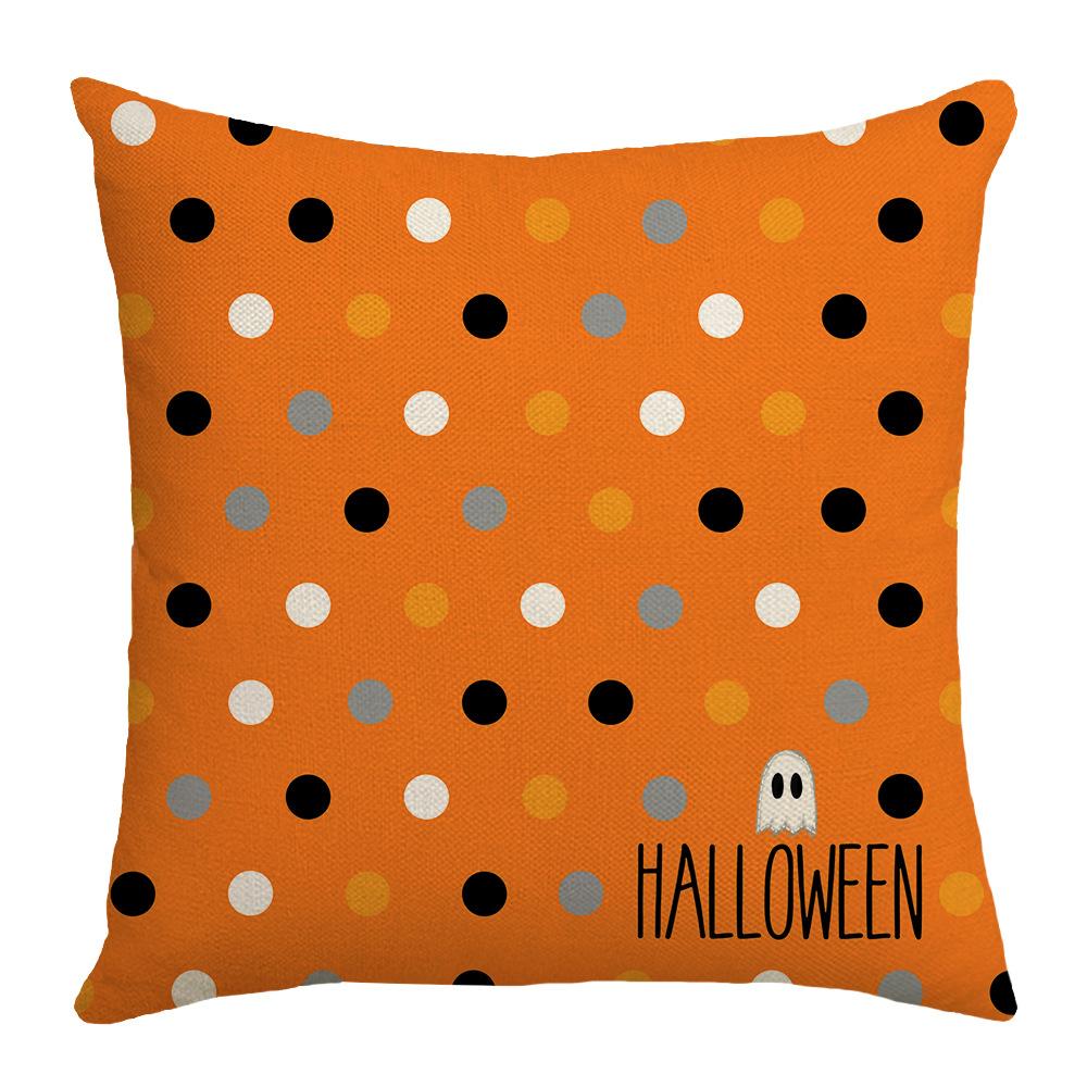 New Halloween Day of The Dead Decorative Pillowcase Cartoon Pumpkin Home Sofa Bedroom Pillowcase