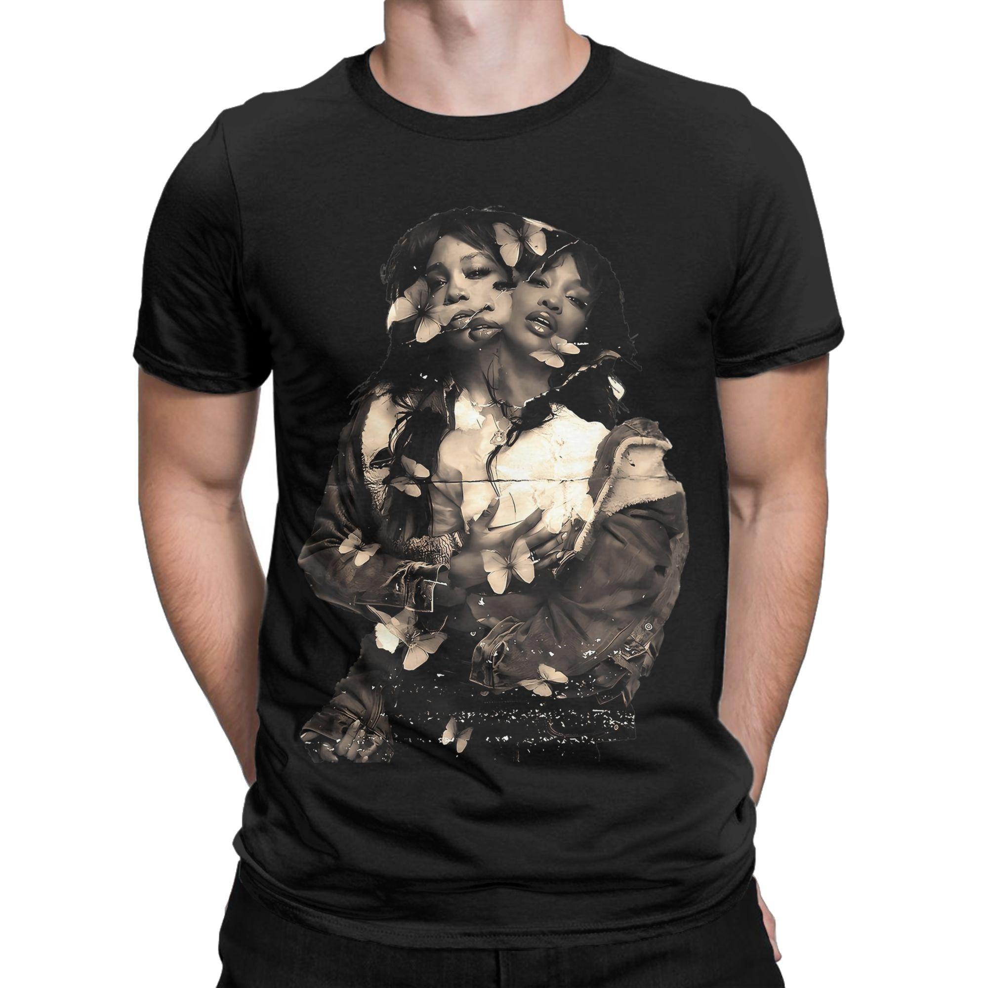 

Humor Kill Bill Nobody Gets Me SOS Tour T-Shirts Men O Neck Pure Cotton T Shirt SZA Short Sleeve Tee Shirt Plus Size Clothing... 5XL різнокольоровий