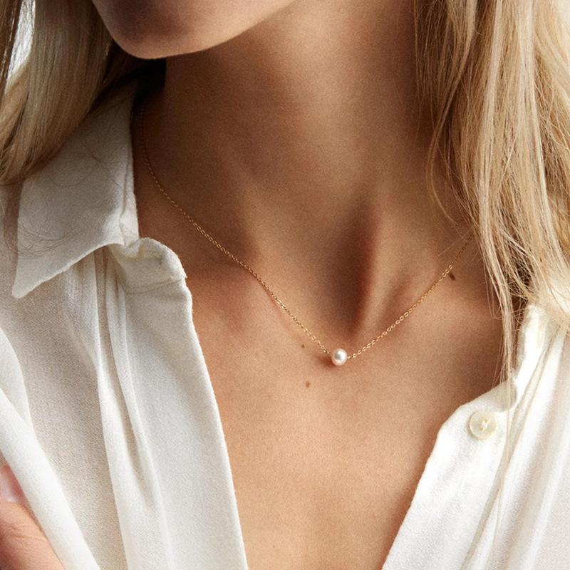 European and American exaggeration, simple and versatile collarbone chain accessories women, side chain thick chain temperament street 