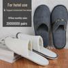 Thickened Washable Coral Fleece Slippers for Hotels and Homestays