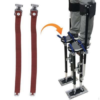 2Pcs Drywall Stilts Leg Band Straps Accessories Nylon Convenient Replacement for Indoor