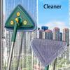 Window Cleaner Household Ceiling Wall Roof Wiping Glass Cleaning Mop Home Floor Tools Cleaning Mop No Dead Corners Triangle 360°