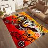 Aboriginal Artwork Floor Mats for Living Room, Bedroom and Room Decoration Are Suitable for Gifts.