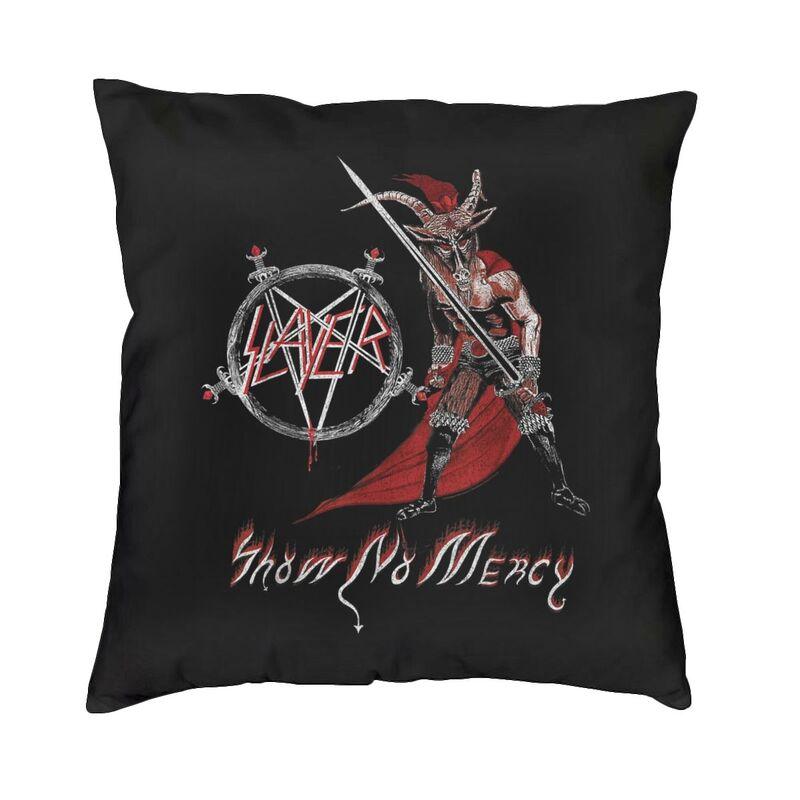 Modern Heavy Metal Rock Band Slayers Cushion Cover Velvet Pillow Case Living Room Decoration Pillowcase