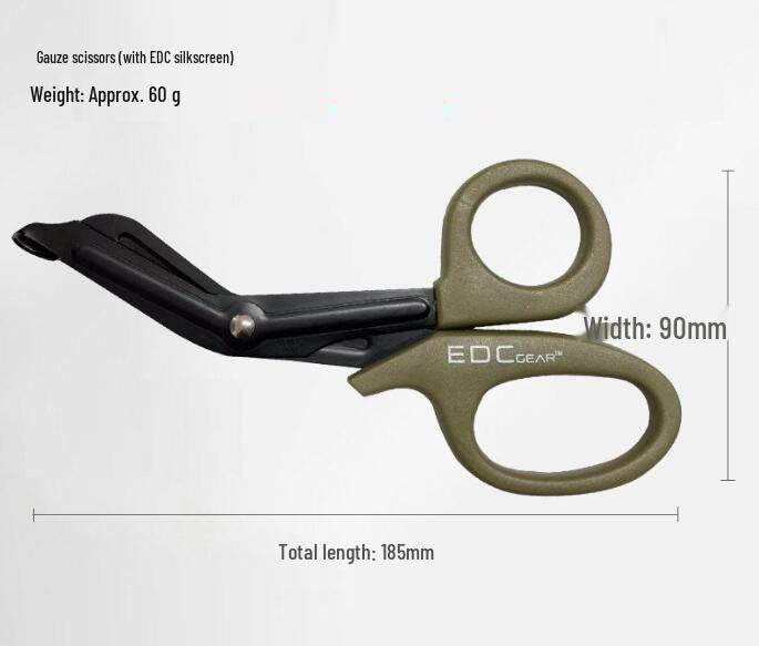 7.5-Inch Stainless Steel EMT Bandage and Gauze Scissors with Angled Tip